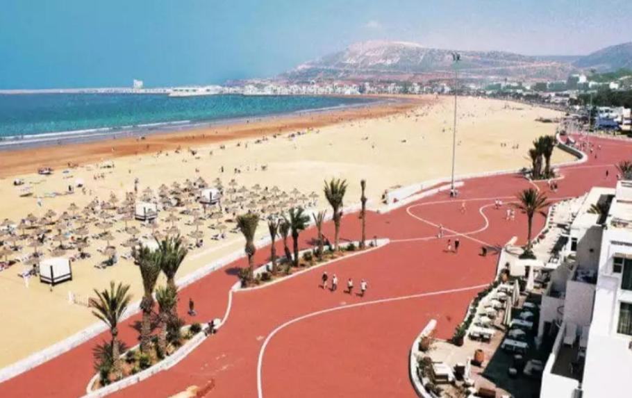 Appartement Deluxe Avec Piscine Privee Agadir Bagian luar foto