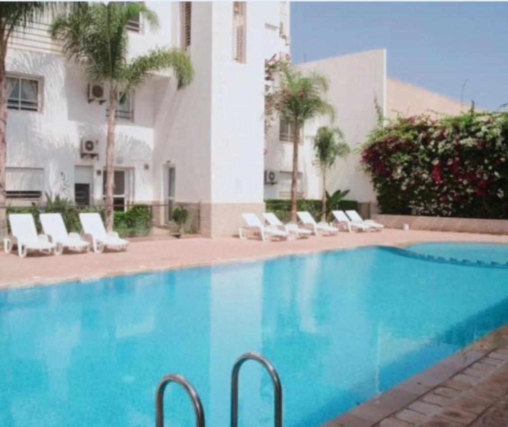 Appartement Deluxe Avec Piscine Privee Agadir Bagian luar foto