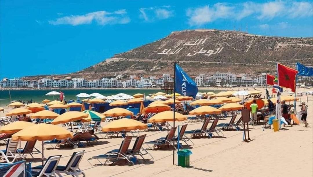 Appartement Deluxe Avec Piscine Privee Agadir Bagian luar foto